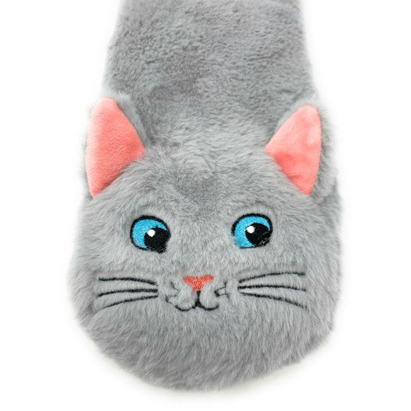 Here Kitty Kitty Cozy Warm Women's Plush Animal Slipper Socks
