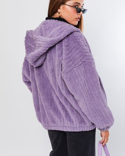 Cozy Warm Stylish Oversized Fleece Hoodie Jacket