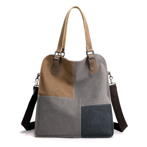 Canva Chic Stylish Fashion Crossbody Messenger Tote Bag - Accessoriesforever