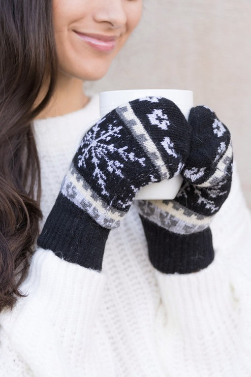 Cozy Warm Nordic Snowflake Fashion Winer Mittens