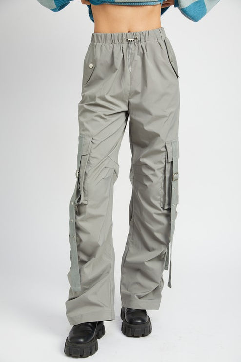 Urban Chic Trendy Utility Pockets Fashion Outdoor Cargo Pants