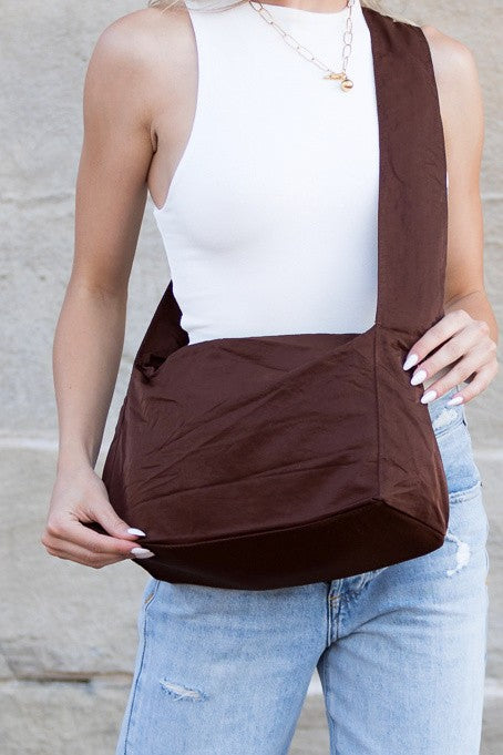 Urban Chic Versatile Convertible Nylon Messenger Bag