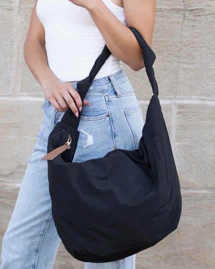 Spacious Casual Carryall Oversized Nylon Messenger Bag