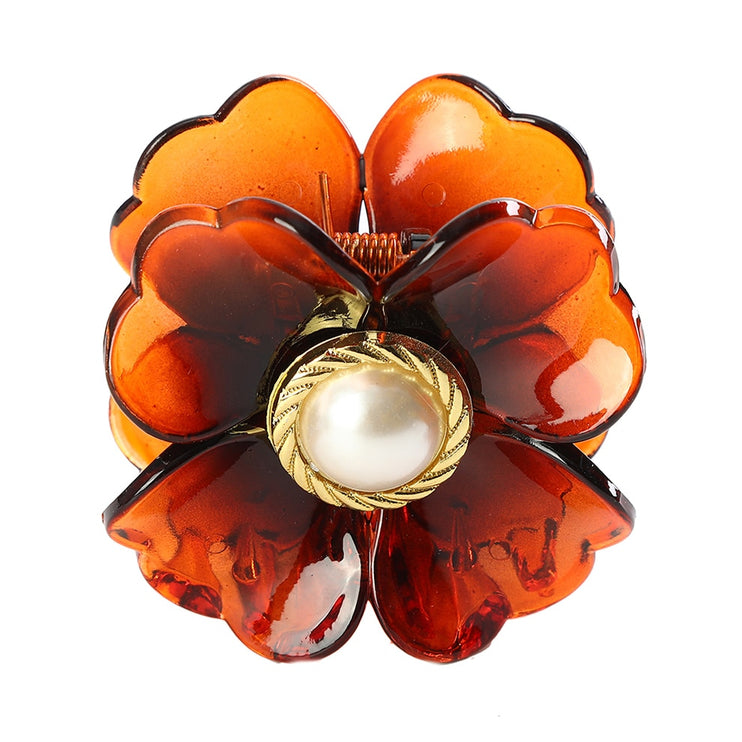 Beautiful Sweet Flower Shape Fashion Hair Jewelry Claw Clip