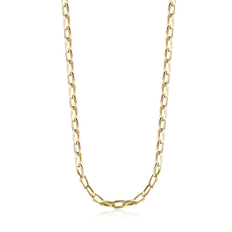 Simple Style Chain Link Necklace