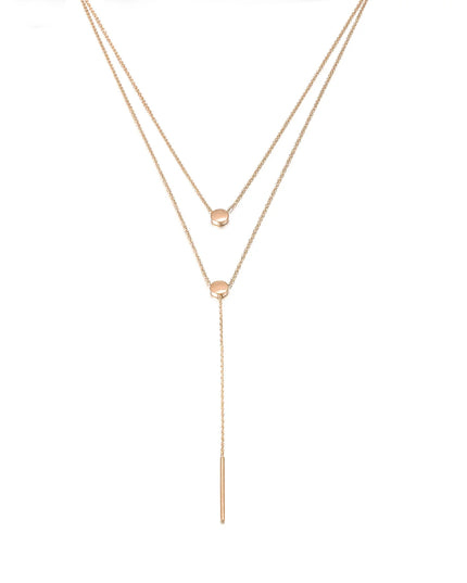 Unique Layered Lariat Long Necklace