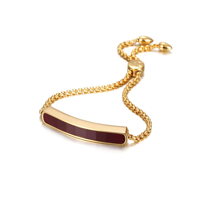 Simple Elegant Linear Chain Bracelet