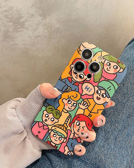 Funny Cute Graphic Art Soft iPhone Protective Phone Case Cover