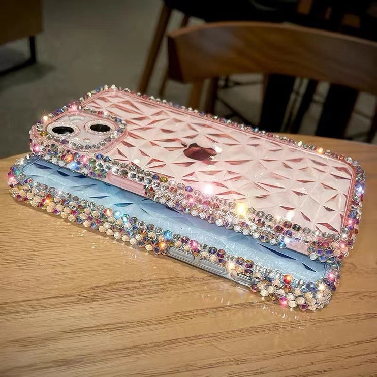 Sparkle Crystal Rhinestone Soft iPhone Protective Phone Case Cover