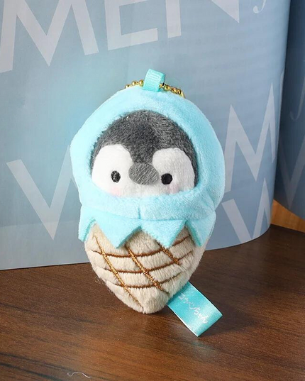 Cute Fun Whimsical Penguin Mini Plushies Pendant Charms Keychains