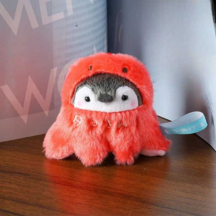 Cute Fun Whimsical Penguin Mini Plushies Pendant Charms Keychains