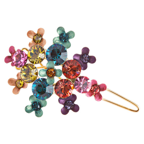 Austrian Crystal Hair Clip Jewelry Multi-Colored