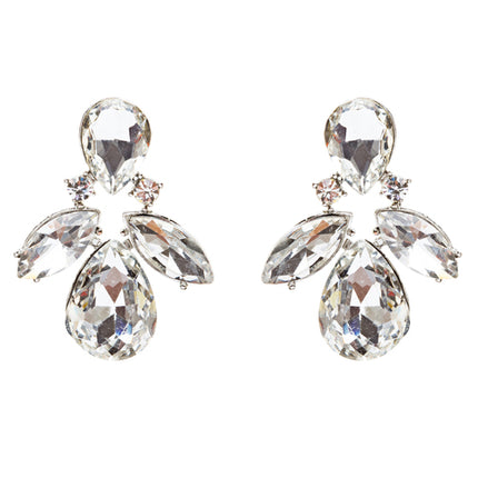 Bridal Wedding Jewelry Crystal Rhinestone Exquisite Multi Strand Necklace JS514S