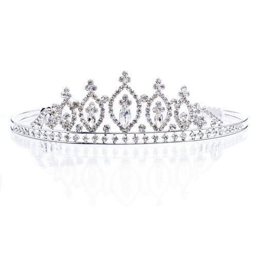 Bridal Wedding Jewelry Crystal Rhinestone Stunning Classic Hair Headband Tiara