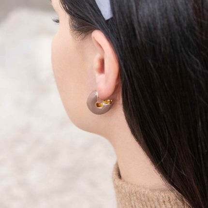 Simple Modern Mini Wide Fashion Hoop Earrings - Accessoriesforever