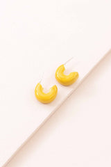 Simple Modern Mini Wide Fashion Hoop Earrings