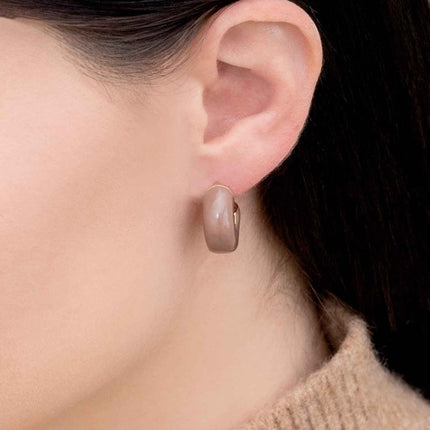 Simple Modern Mini Wide Fashion Hoop Earrings - Accessoriesforever