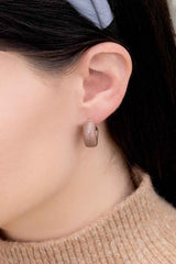 Simple Modern Mini Wide Fashion Hoop Earrings