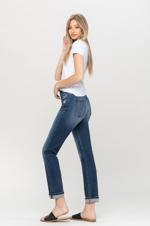 Cuffed Stretch Boyfriend - Accessoriesforever