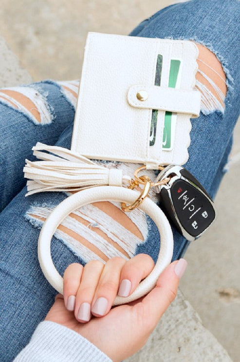 Key Ring ID Wallet Bracelet - Accessoriesforever