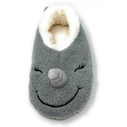 Narwhal Cozy Animal House Home Women Sherpa Non-Skid Socks Slippers - Accessoriesforever