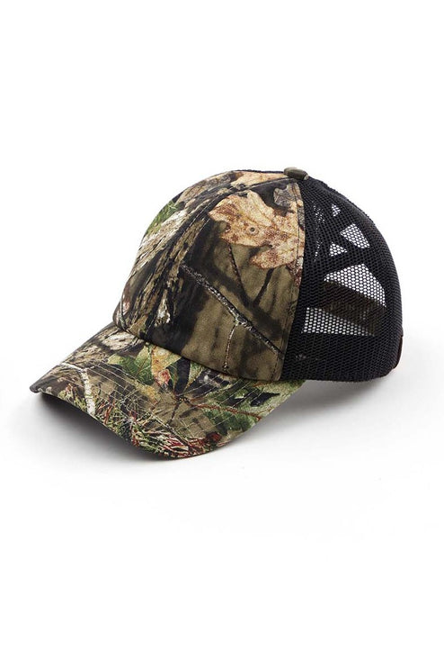 Mossy Oak Camo Mesh Back Stylish Fashion Hat Baseball Cap