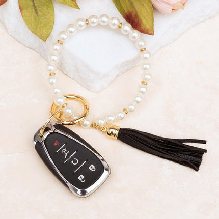 Classic Pearl Key Ring Bracelet - Accessoriesforever