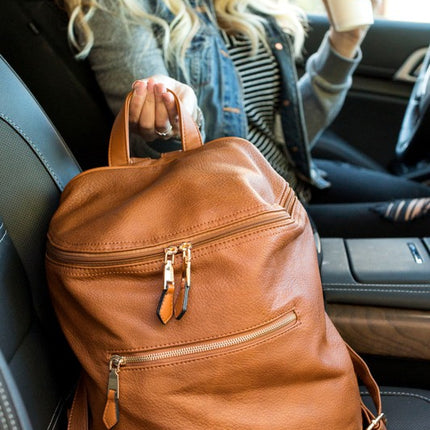 Gorgeous Ultra Soft Vegan Leather Fashion Bag Backpack - Accessoriesforever