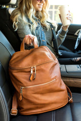 Gorgeous Ultra Soft Vegan Leather Fashion Bag Backpack