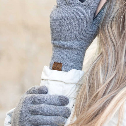 Luxurious Soft Cozy Warm Cashmere Blend Touchscreen CC Fashion Gloves