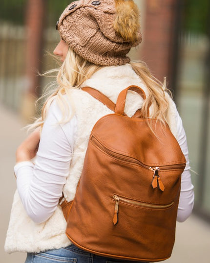 Gorgeous Ultra Soft Vegan Leather Fashion Bag Backpack