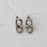 Chic Stylish Chain Design 18K Gold Sterling Silver Dangle Drop Earrings