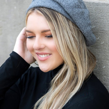 Stylish Casual Classic Fold-Over Fold Over Hat Beret - Accessoriesforever
