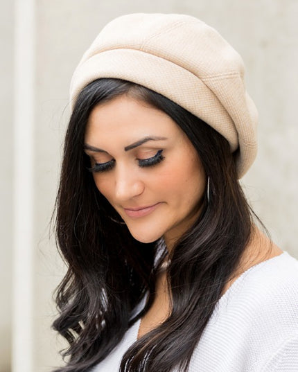 Stylish Casual Classic Fold-Over Fold Over Hat Beret