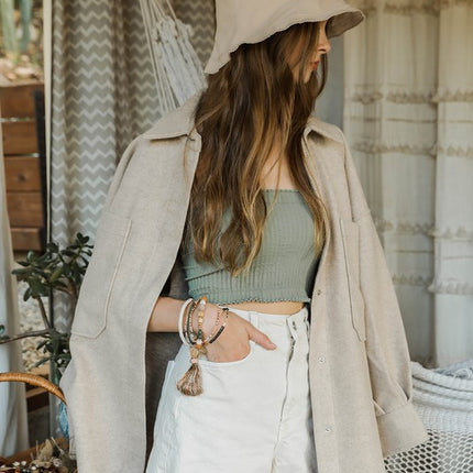 Urban Cotton Bucket Hat with Wired Brim