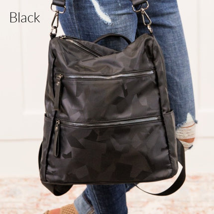 Stylish Sleek Convertible Handbag Tote Backpack - Accessoriesforever