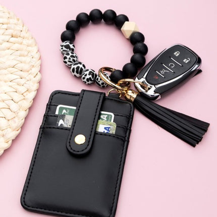 Silicone Key Ring Wallet Bracelet