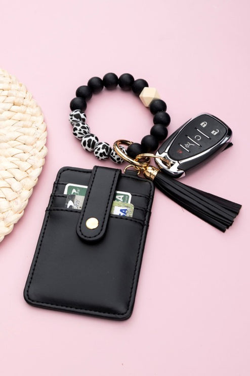 Silicone Key Ring Wallet Bracelet - Accessoriesforever