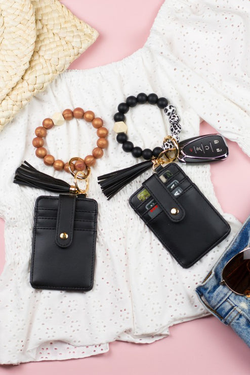 Silicone Key Ring Wallet Bracelet - Accessoriesforever