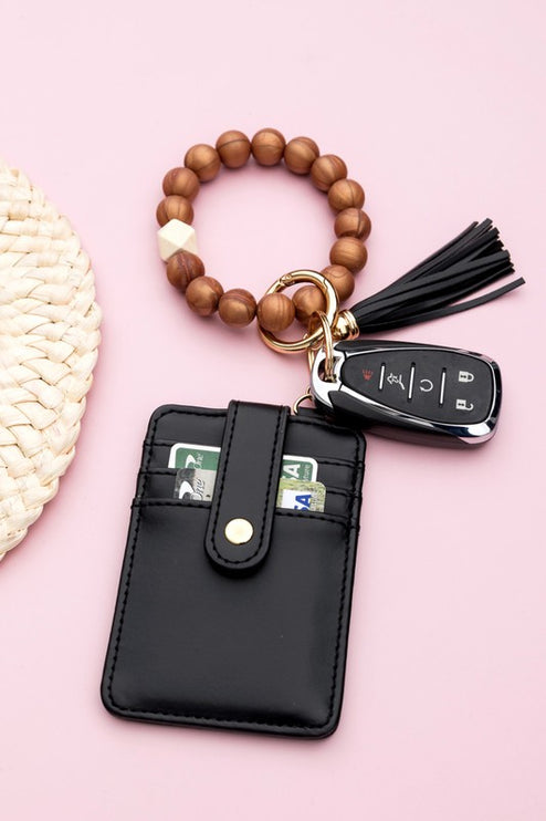 Silicone Key Ring Wallet Bracelet - Accessoriesforever