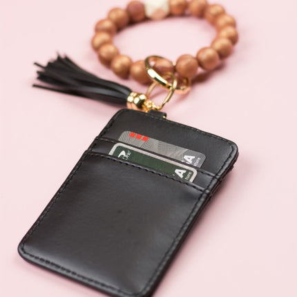 Silicone Key Ring Wallet Bracelet