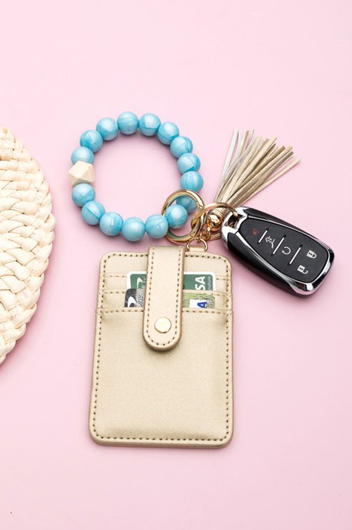 Silicone Key Ring Wallet Bracelet - Accessoriesforever
