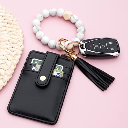 Silicone Key Ring Wallet Bracelet