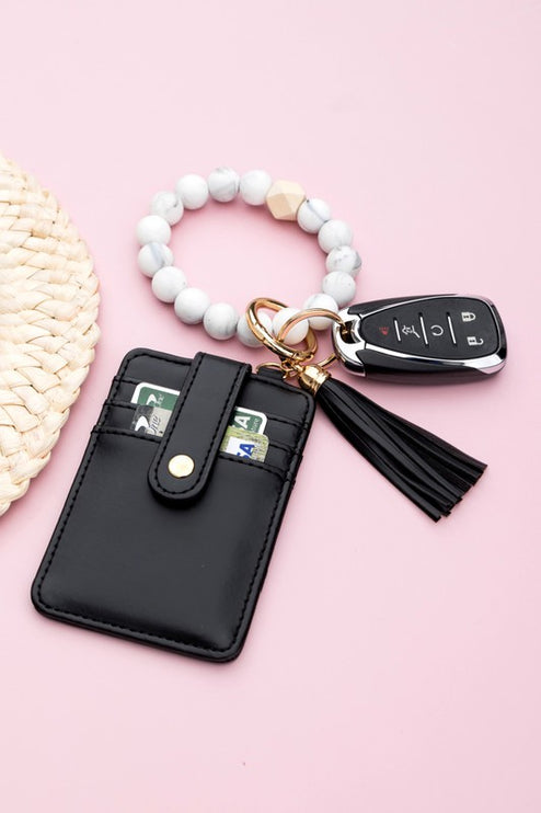 Silicone Key Ring Wallet Bracelet - Accessoriesforever
