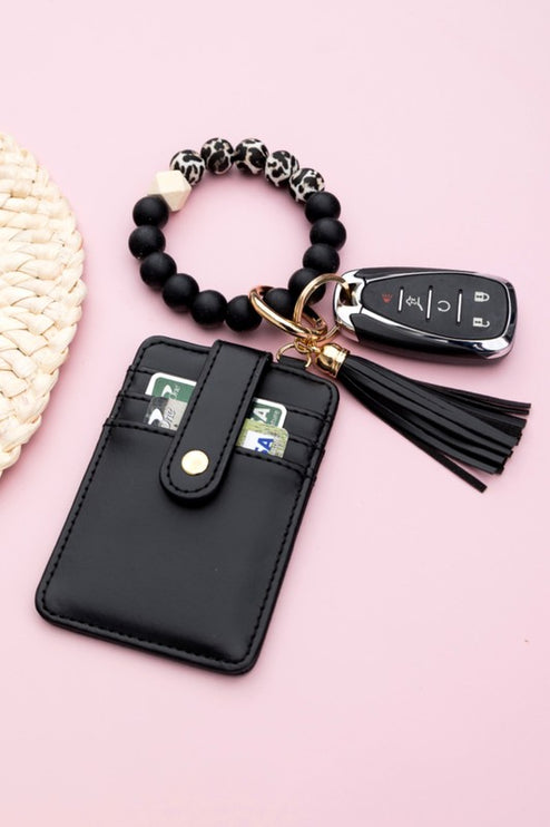 Silicone Key Ring Wallet Bracelet - Accessoriesforever