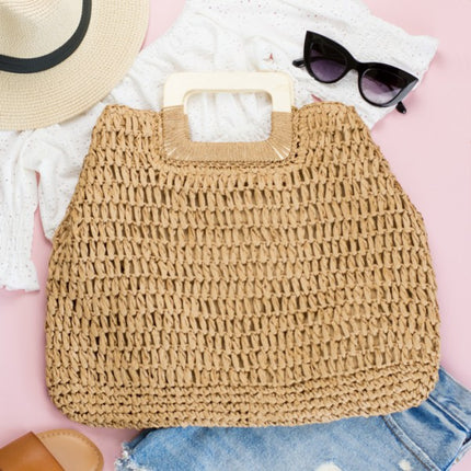 Spacious Oversized Straw Tote Bag