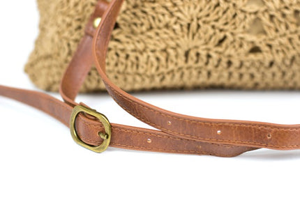 Adorable Fashion Woven Straw Bag Backpack - Accessoriesforever