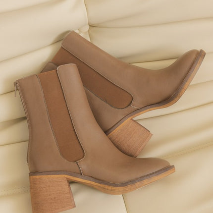 Moden Stylish Chelsea Heel Fashion Shoes Boots - Accessoriesforever