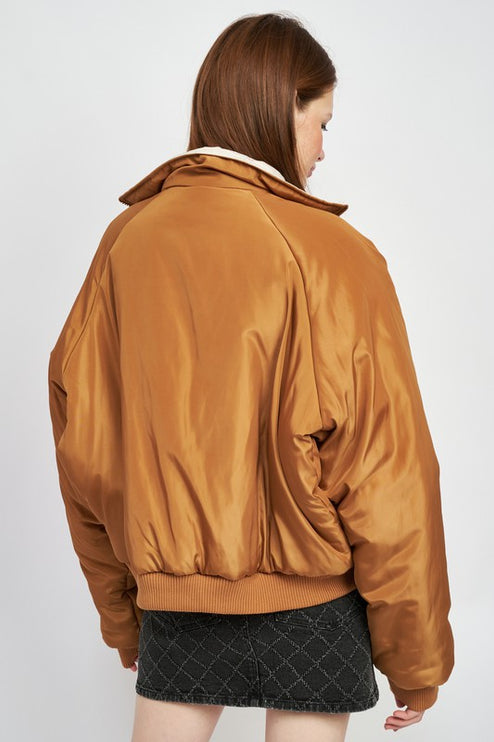 Cozy Stylish Fashion Warm Outwear Reversible Puffer Jacket - Accessoriesforever