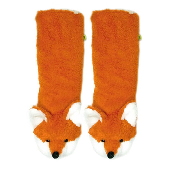 Fox Sakes Cozy Warm Women's Plush Animal Slipper Socks